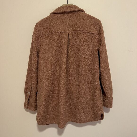 Soft Surroundings Campera Mauve Oversized Shirt Jacket Shacket Womens Large - Picture 7 of 9